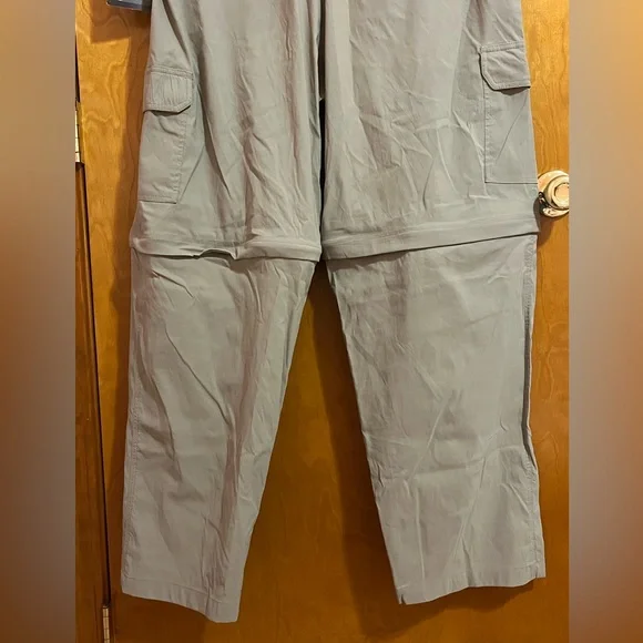 NEW Men’s Rustic Ridge Olive Green Convertible Zip-Off Hiking Cargo Pants. 2X. - Picture 9 of 16